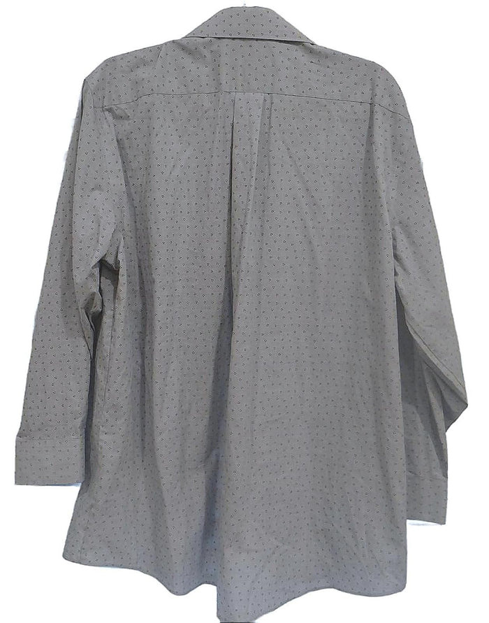 Stafford Men's Travel Shirt   Easy Care Broadcloth   Size 171
