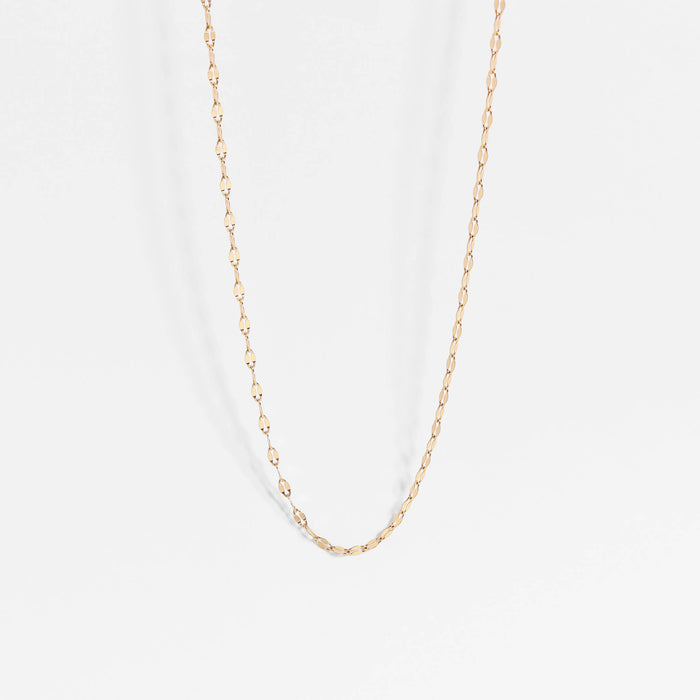 Stainless Steel Lip Chain Necklace