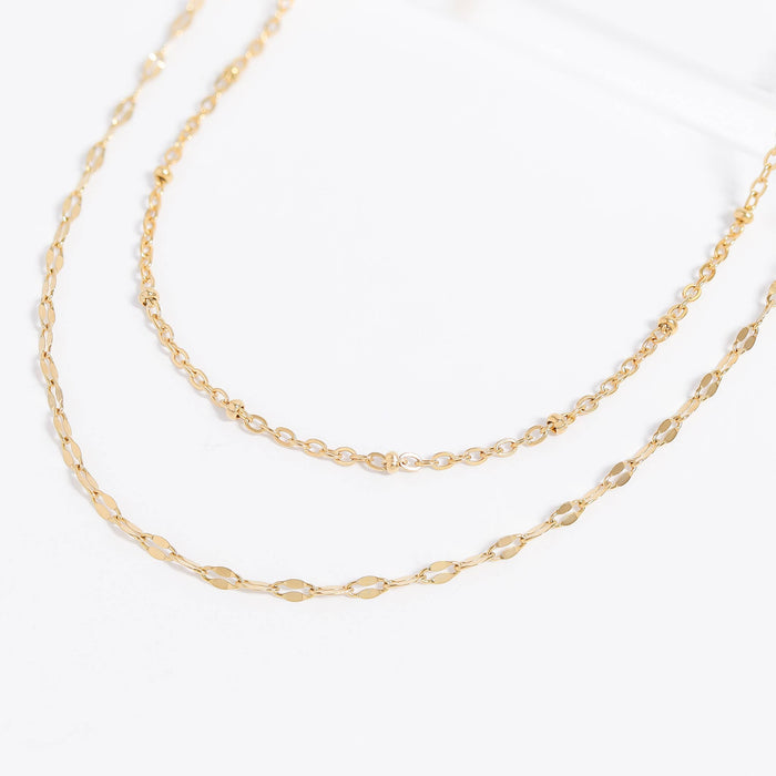 Stainless Steel Lip Chain Necklace