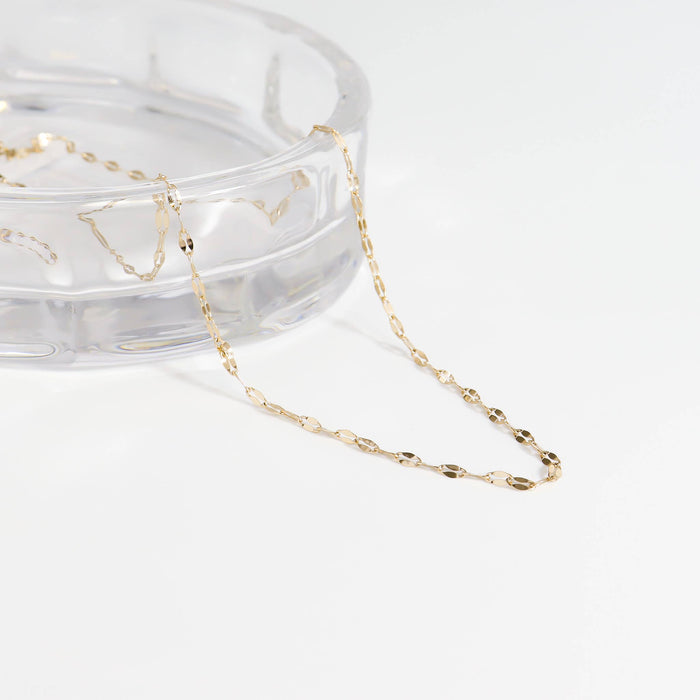 Stainless Steel Lip Chain Necklace