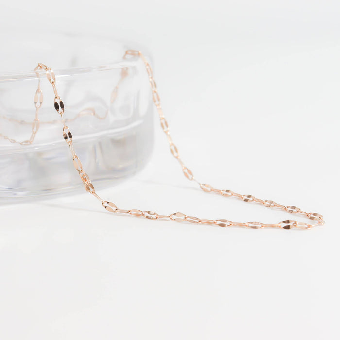 Stainless Steel Lip Chain Necklace
