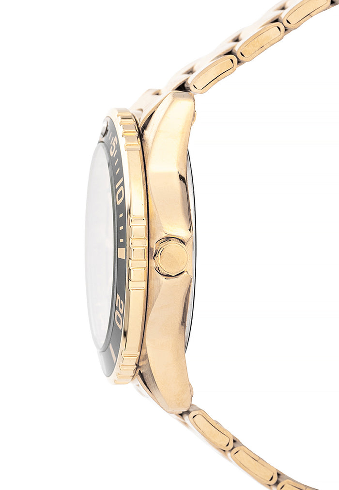 Valentino Stainless Steel Strap Analog Watch for Men 20122484-GOLD-GOLD DIAL-Watch Portal Philippines