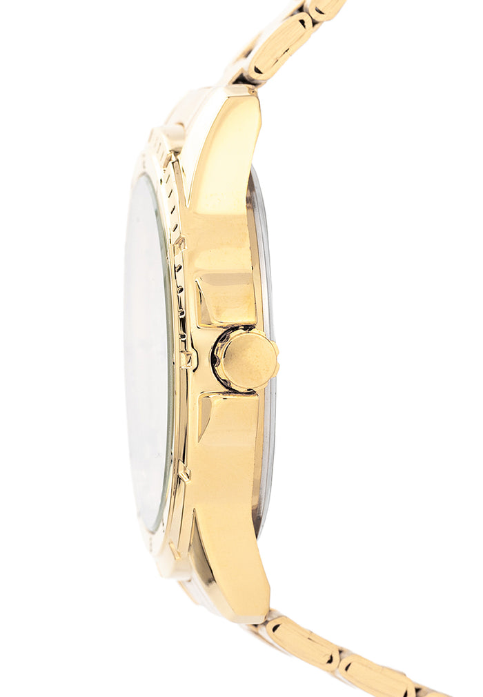 Valentino Stainless Steel Strap Analog Watch for Men 20122501-GOLD-GOLD DIAL-Watch Portal Philippines