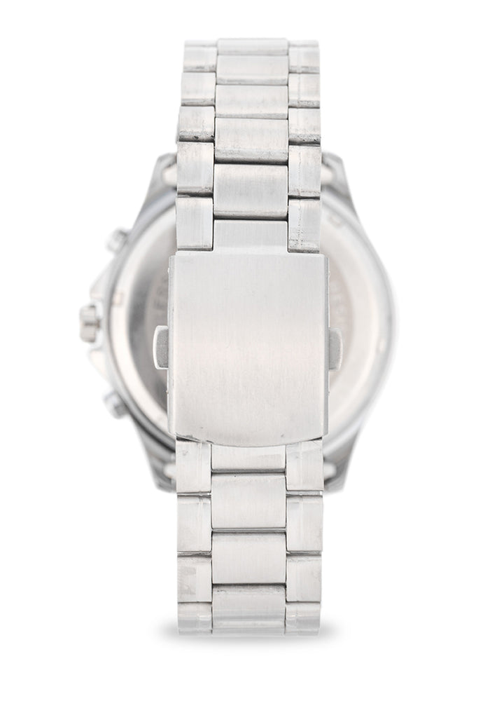 Valentino Stainless Steel Strap Analog Watch for Men 20122532-BLUE CIRCLE-BLK DIAL-Watch Portal Philippines