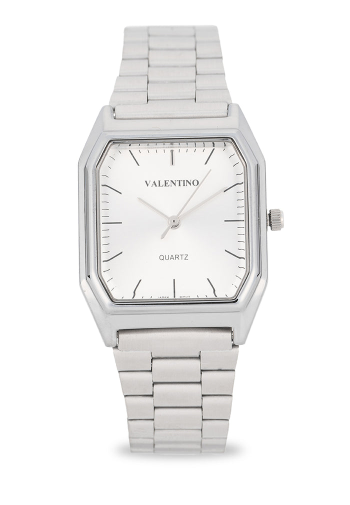 Valentino Stainless Steel Strap Analog Watch for Women 20122529-SILVER DIAL-Watch Portal Philippines