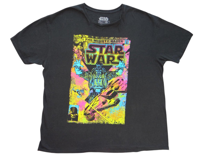 Star Wars Darth Vader Graphic Tee   2X   Vintage Look0