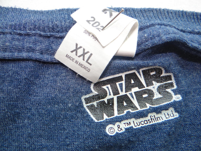 Star Wars Retro Graphic T Shirt   XXL Blue3