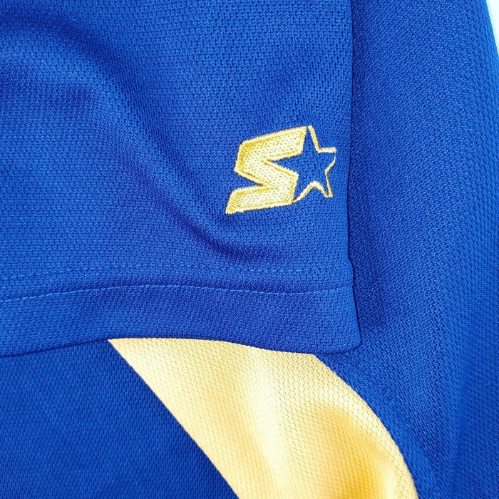 Starter Michigan Wolverines Navy Blue Yellow Polo Shirt Mens XL Embroidered6