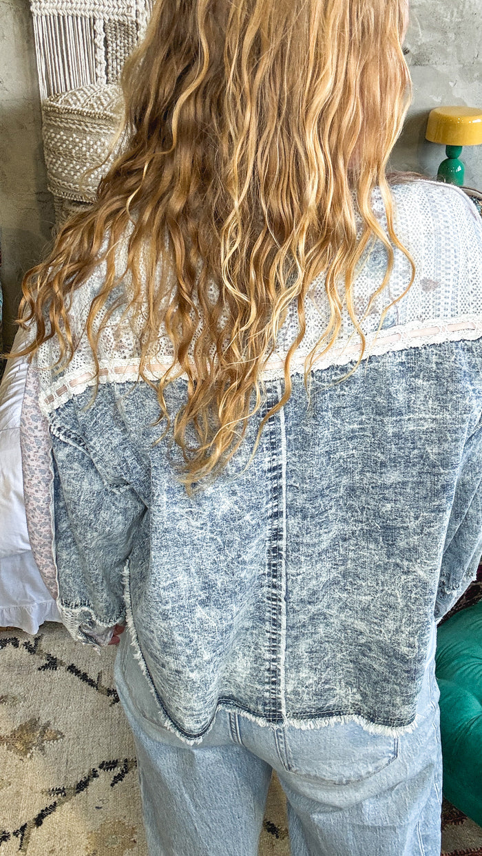 Stitched with Love Shacket