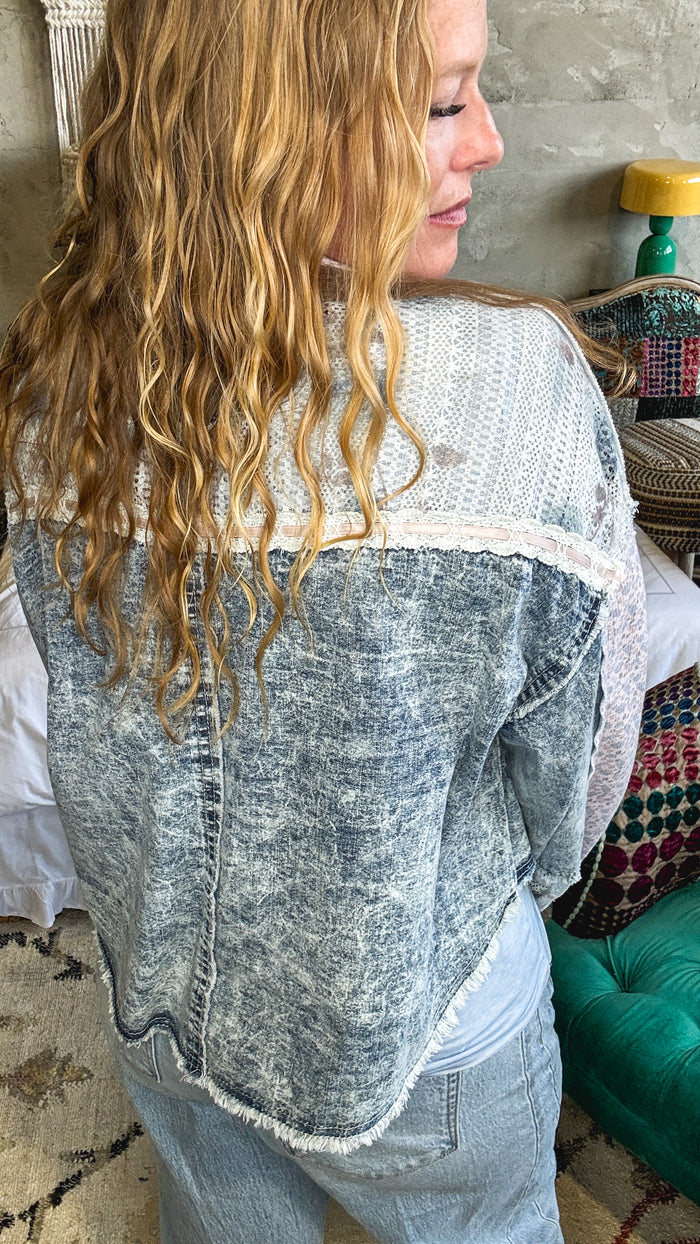 Stitched with Love Shacket