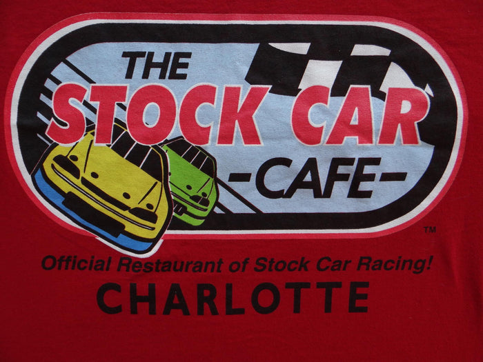 Stock Car Cafe Charlotte Red T Shirt2
