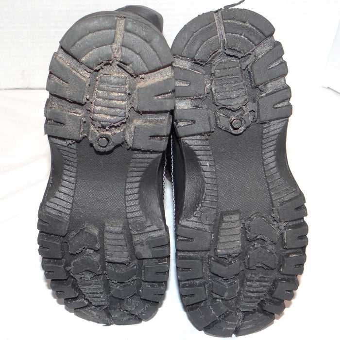 Storm Kidz Black Snow Boots Big Kid 3 Double Strap Platform Winter Shoes6