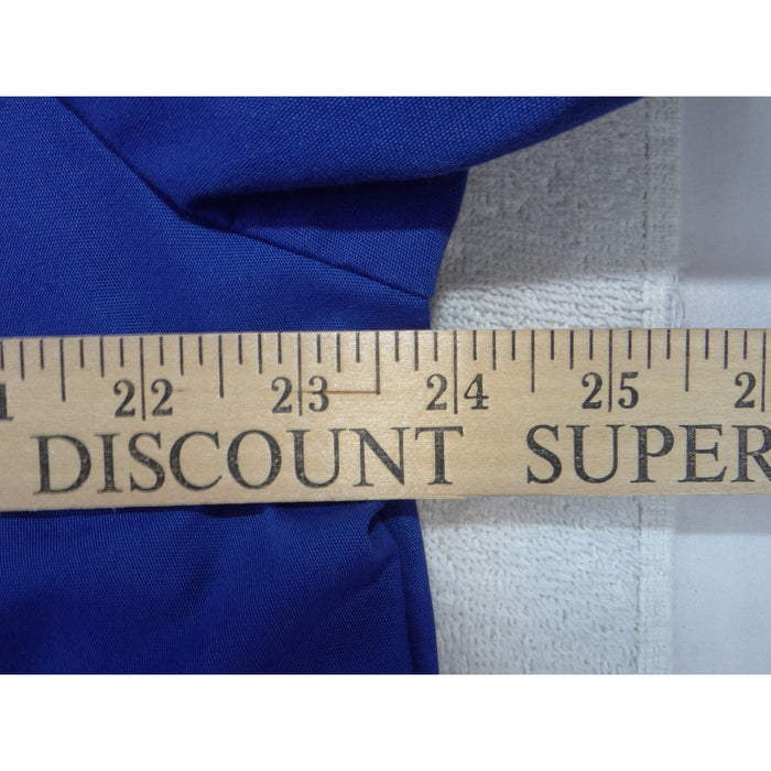 Strictly Scrubs Medical Uniform Set Royal Blue V Neck Top Elastic Pants XL 38004