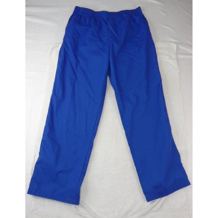 Strictly Scrubs Medical Uniform Set Royal Blue V Neck Top Elastic Pants XL 38006