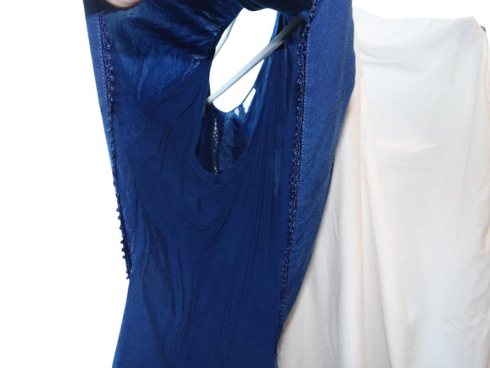 Studio West Women's Embroidered Top   Stylish Blue Rayon Blouse4
