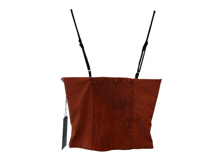 Stylish IRIS Crop Top   Brown and Black2