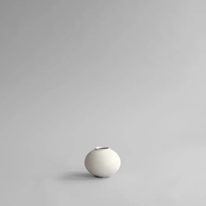 SUNAO VASE FAT, PETIT - BIRCH