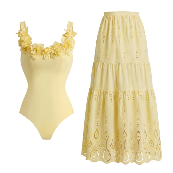Sunbeam Swimsuit Set  - Yellow