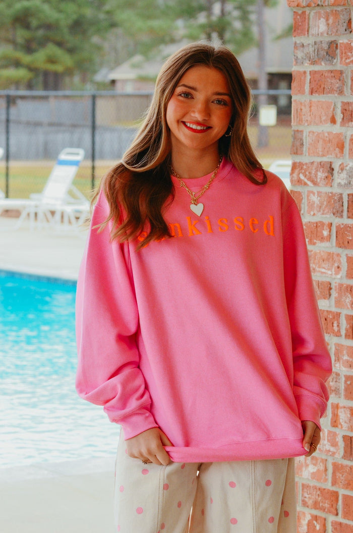 Sunkissed Pink Sweatshirt