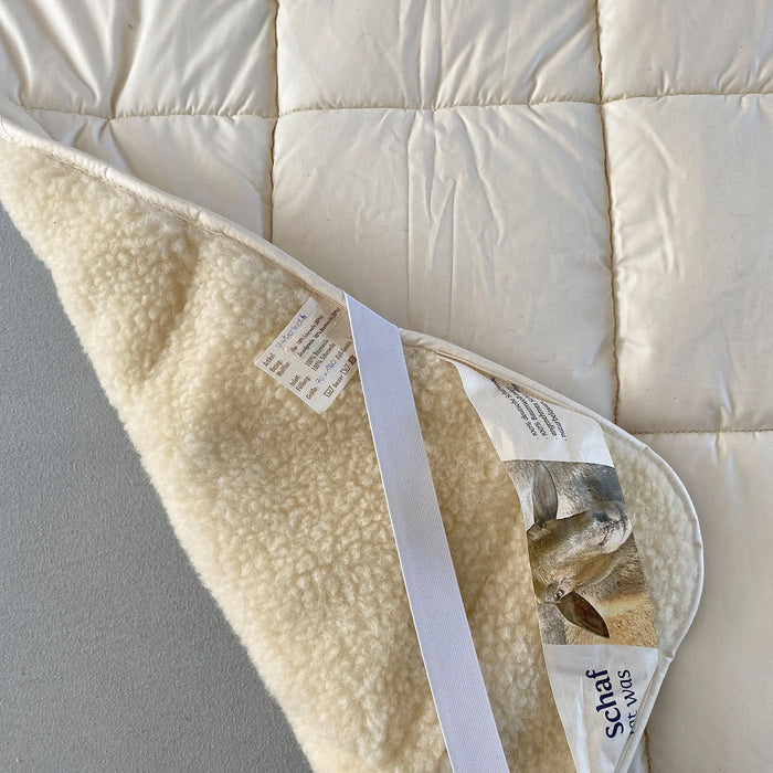 Surmatelas en laine & coton Sassoupi - 70x140cm