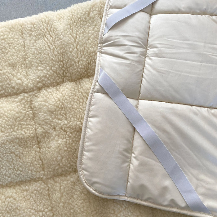 Surmatelas en laine & coton Sassoupi - 70x140cm