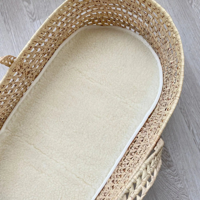 Protège-matelas couffin en laine vierge Sassoupi 42 x 80cm