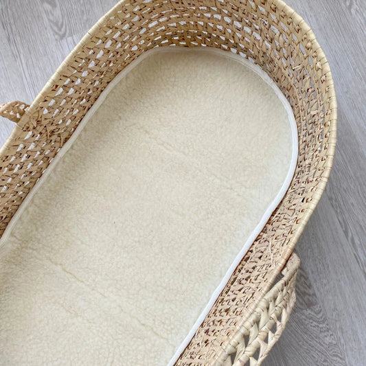 Protège-matelas couffin en laine vierge Sassoupi 42 x 80cm