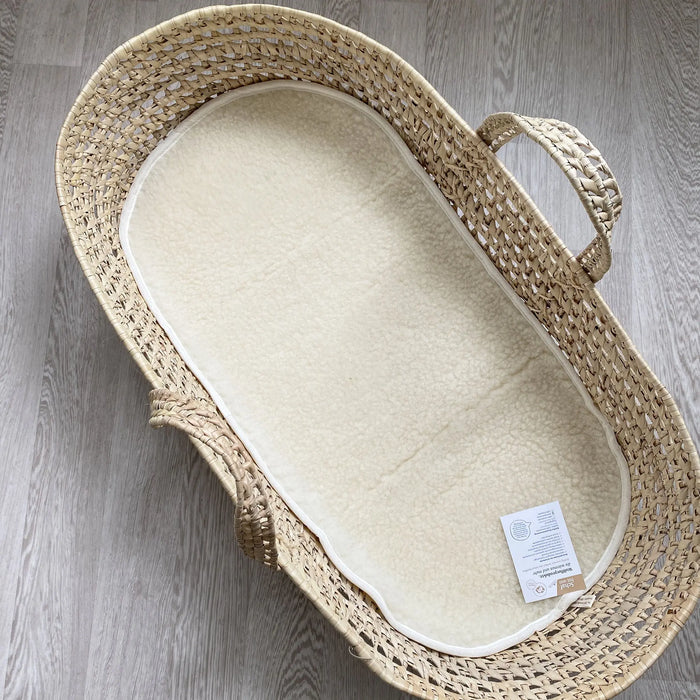 Protège-matelas couffin en laine vierge Sassoupi 42 x 80cm