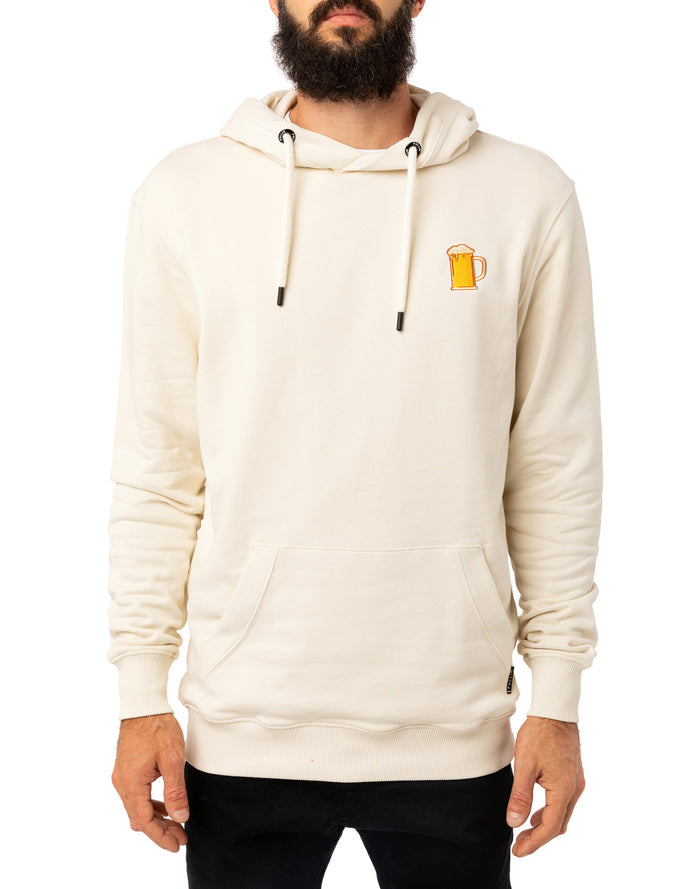 sweat homme à capuche beer PULLIN en coton