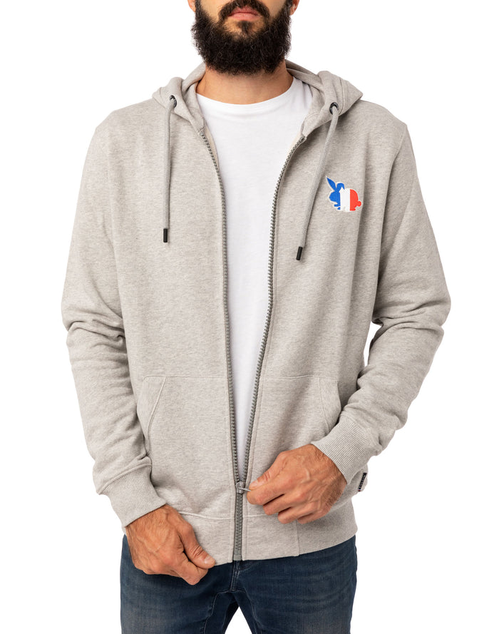 sweat homme à capuche grey20 PULLIN en coton