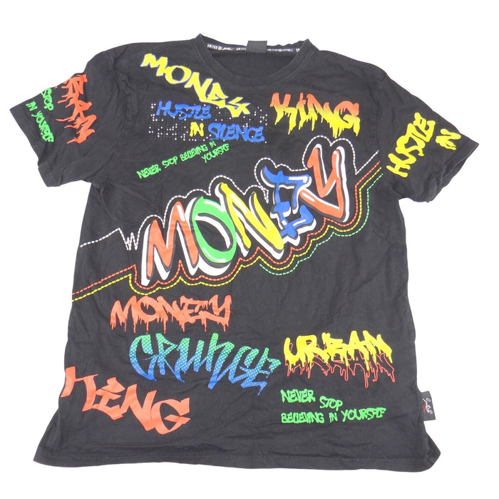 Switch Remarkable Mens XXL Black Graffiti Graphic T Shirt Streetwear Urban0