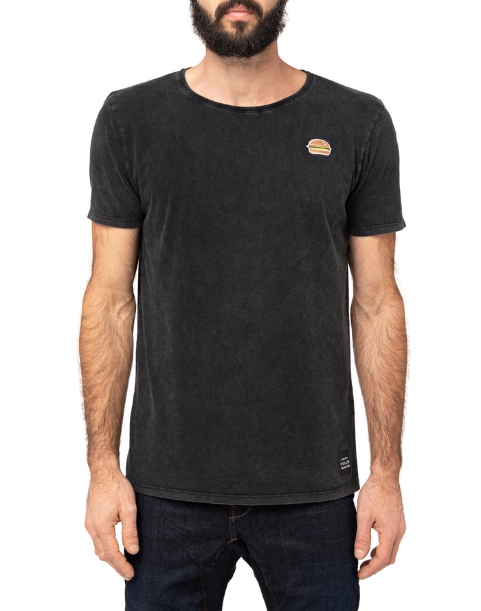 t-shirt patchburger PULLIN en coton