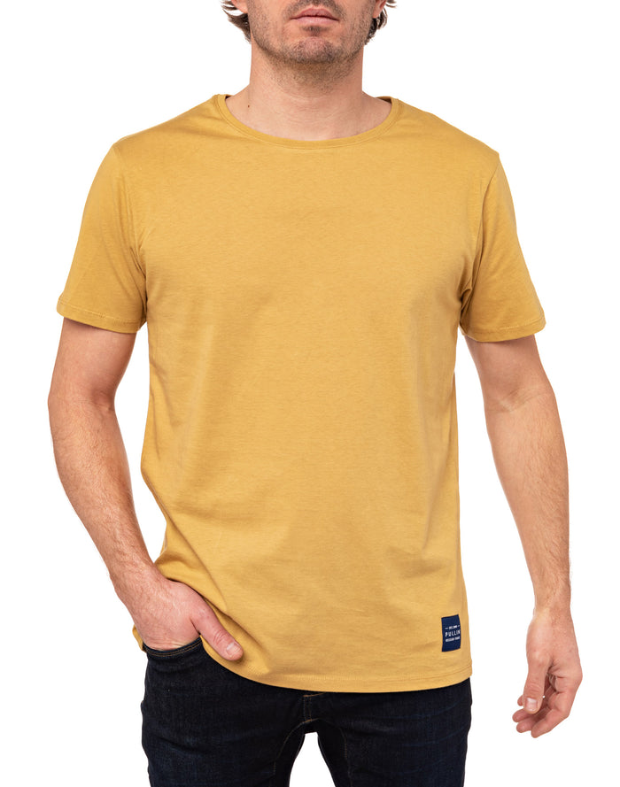 t-shirt plaincurry PULLIN en coton