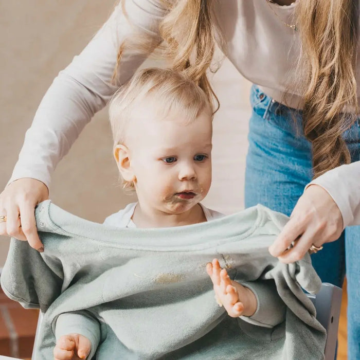 Tablier intégral évolutif Boo Little Casimir - Matcha Mint - Lilinappy