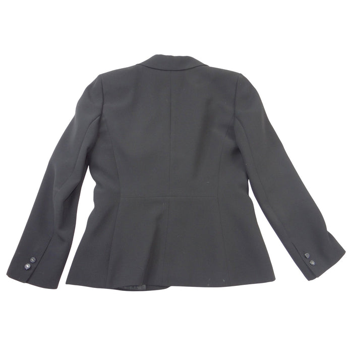Tahari Arthur S. Levine Womens Black Two Button Tailored Blazer Jacket Size 123