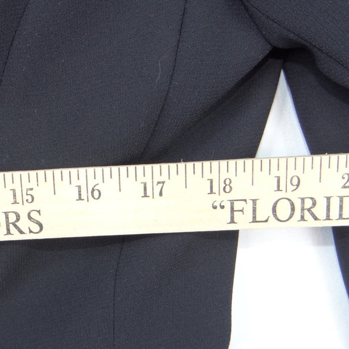 Tahari Arthur S. Levine Womens Black Two Button Tailored Blazer Jacket Size 124