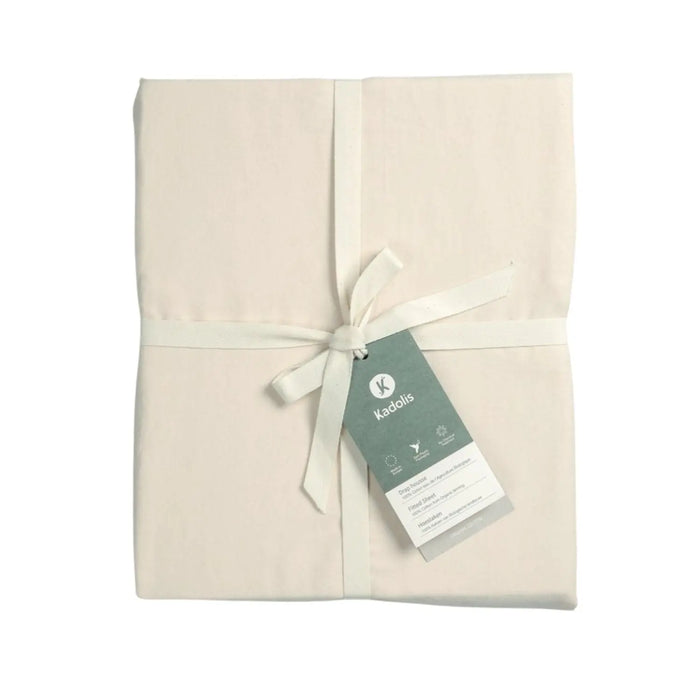 Taie d’oreiller bébé en coton bio Kadolis -  Rose nude 40x60cm