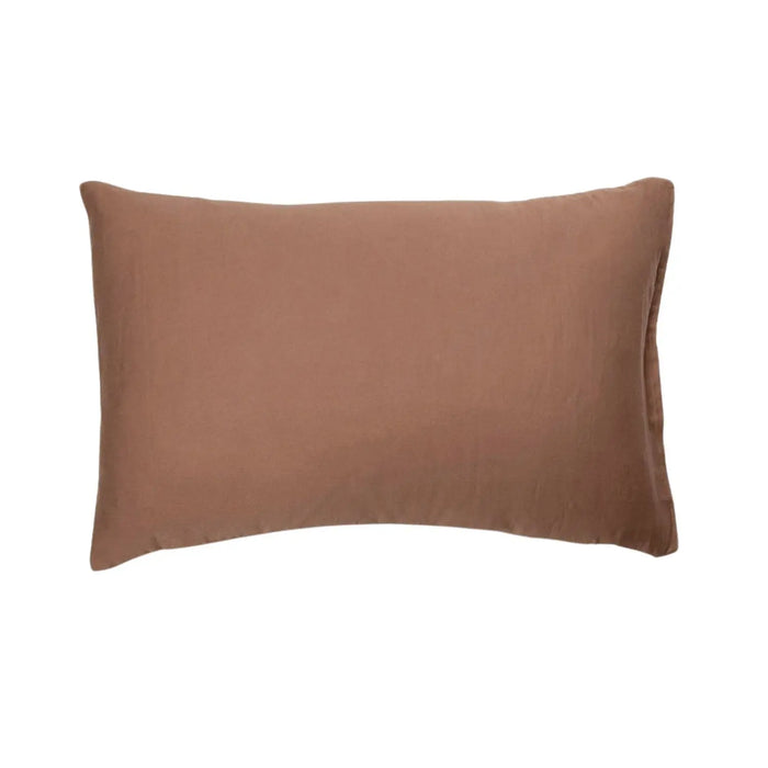 Taie d’oreiller bébé en coton bio Kadolis -  Terracotta 40x60cm