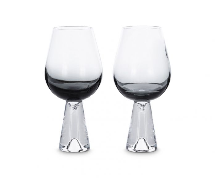 TANK WINE GLASSES BLACK (SET OF 2)