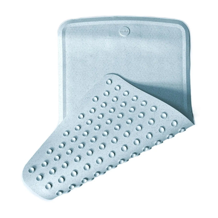 Tapis de bain en caoutchouc Hevea 55x32cm - Bleu