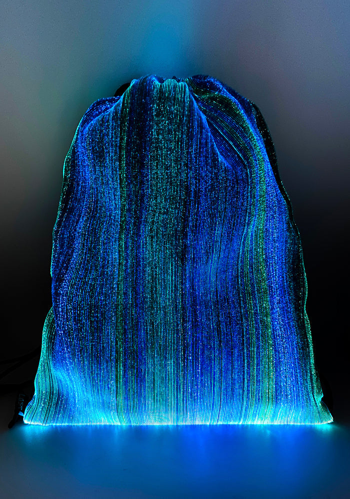 LASR Tektronic Fiber Optic Light Up Backpack — product view