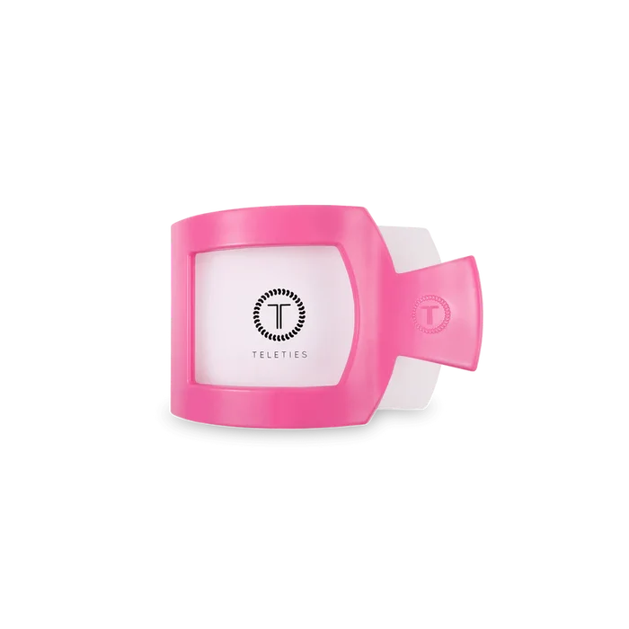 Small Flat Square Clip / Paradise Pink