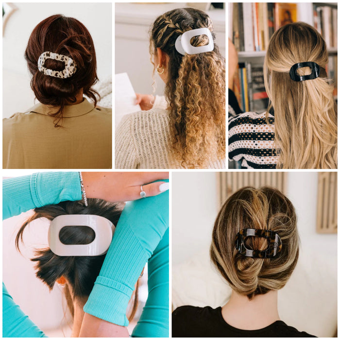 Teleties Rounded Flat Clips {Neutrals Collection}