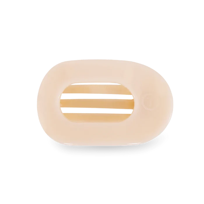 Small Flat Clip / Almond Beige