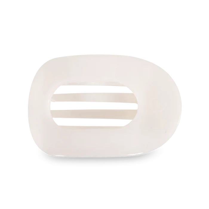 Large Flat Clip / Coconut White
