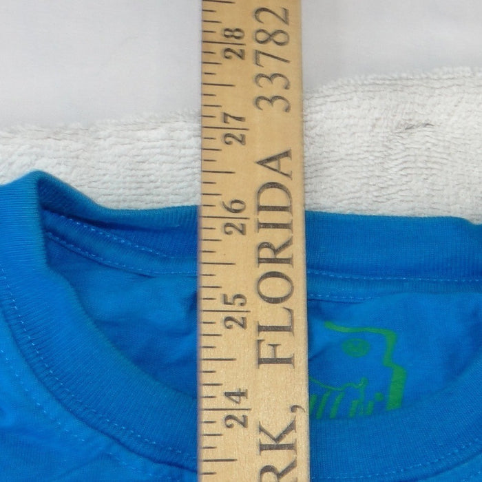 The Ayllu Peru Tumi Graphic T Shirt Mens Medium Blue Peruvian Short Sleeve5