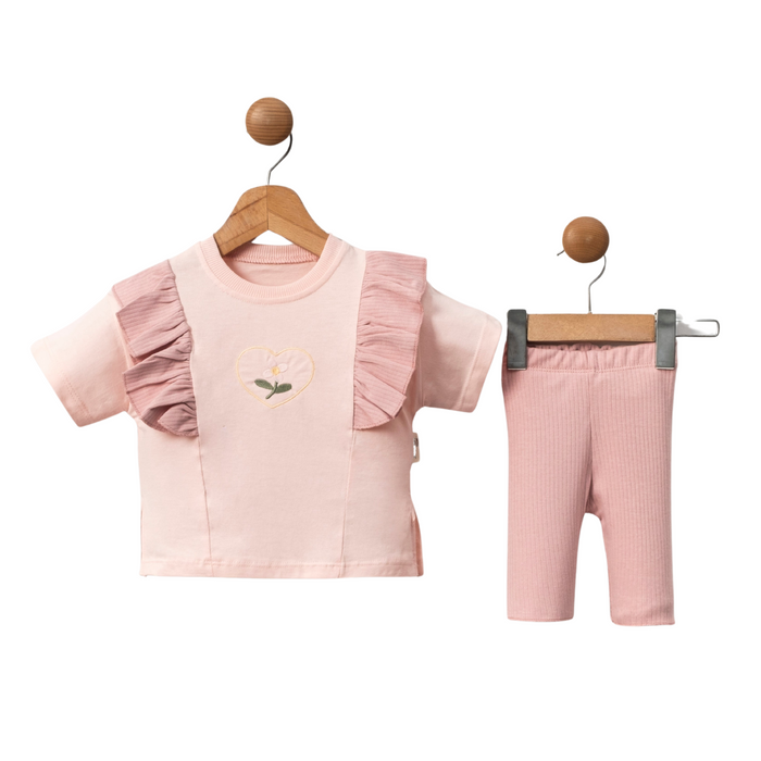 The Blossom Breeze Girls Casual Set