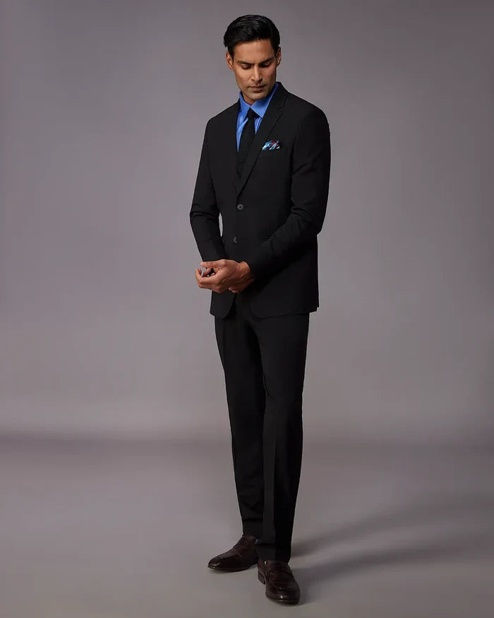 The Flux 4-Way Stretch Suit - Jet Black