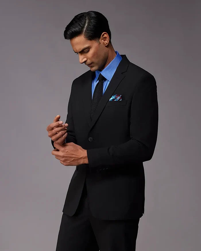 The Flux 4-Way Stretch Suit - Jet Black