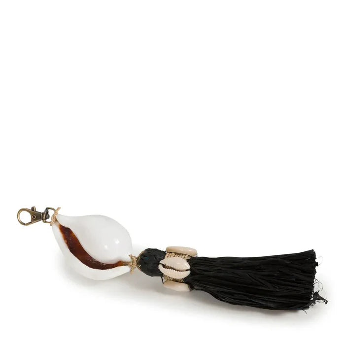THE KUBU KEYCHAIN - BLACK NATURAL